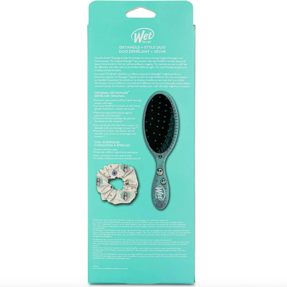 Wet Brush x Disney Jack Skellington Brush w/ Scrunchie NIB